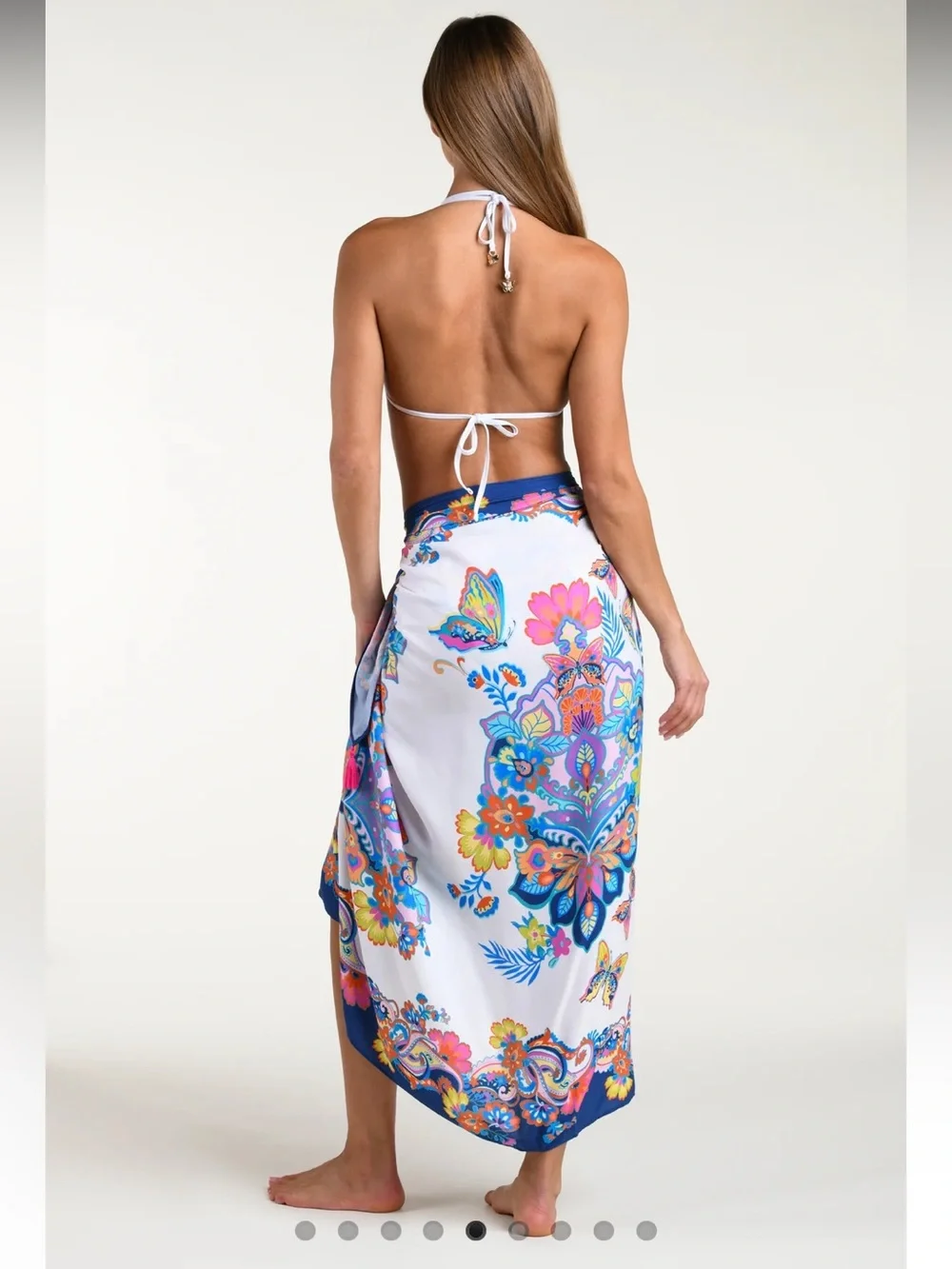 Sunshine 79 sarong pareo - bohemian butterfly high pareo swim coverup